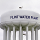 Water Tower At Flint Water Plant In Flint, Michigan January 23, 2016.
